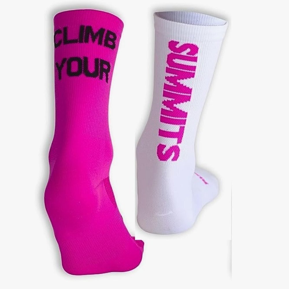 5 Pairs Athletic Socks Women and Men - Sport Bicycle Socks, Adult Size 4-8 - Picture 8 of 9